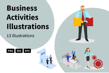 Business Activities Illustration Pack