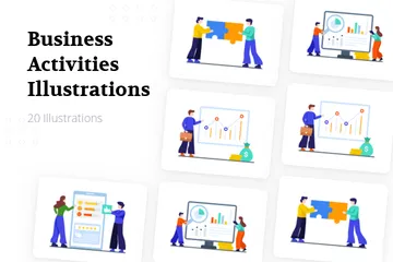 Business Activities Illustration Pack