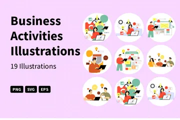 Business Activities Illustration Pack