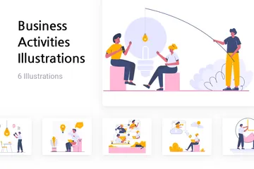 Business Activities Illustration Pack