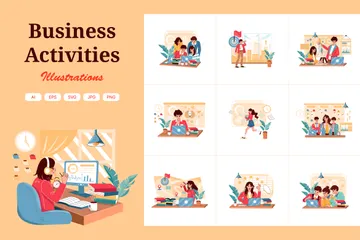 Business Activities Illustration Pack