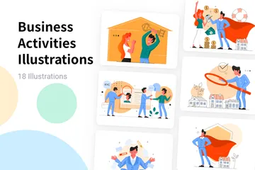 Business Activities Illustration Pack