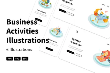 Business Activities Illustration Pack