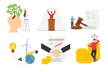 Business Activities Illustration Pack