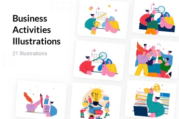 Business Activities Illustration Pack