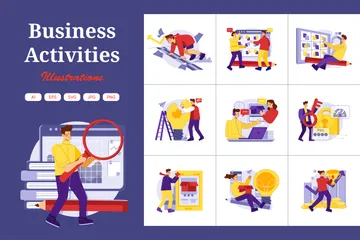 Business Activities Illustration Pack