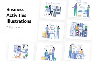 Business Activities Illustration Pack