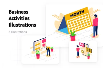 Business Activities Illustration Pack