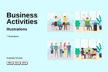 Business Activities Illustration Pack