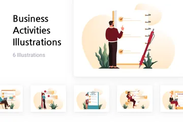 Business Activities Illustration Pack