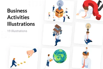 Business Activities Illustration Pack