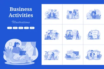 Business Activities Illustration Pack