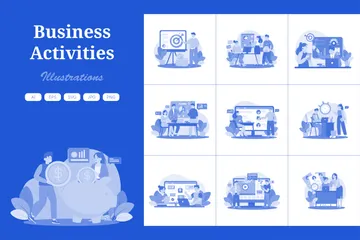 Business Activities Illustration Pack