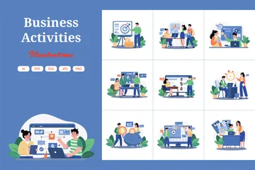 Business Activities Illustration Pack