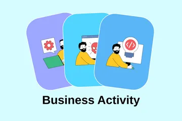 Business Activity Illustration Pack