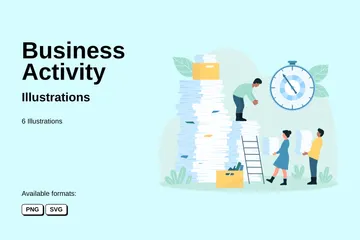 Business Activity Illustration Pack