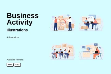 Business Activity Illustration Pack