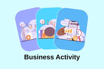 Business Activity Illustration Pack