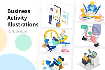 Business Activity Illustration Pack