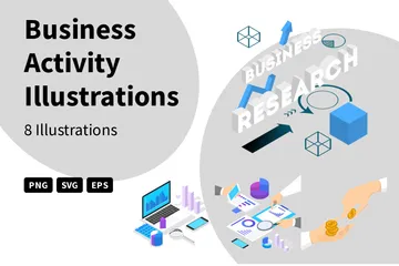 Business Activity Illustration Pack