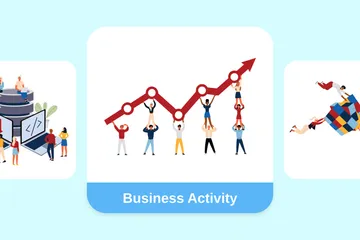 Business Activity Illustration Pack