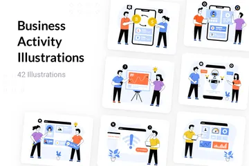 Business Activity Illustration Pack