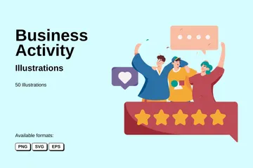 Business Activity Illustration Pack