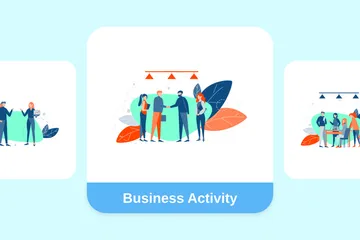 Business Activity Illustration Pack