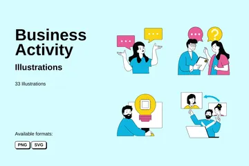 Business Activity Illustration Pack