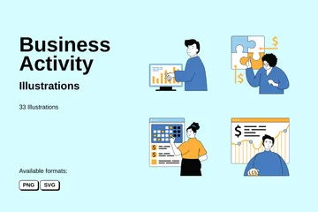 Business Activity Illustration Pack