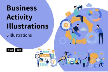 Business Activity Illustration Pack