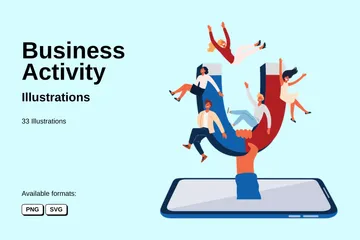 Business Activity Illustration Pack