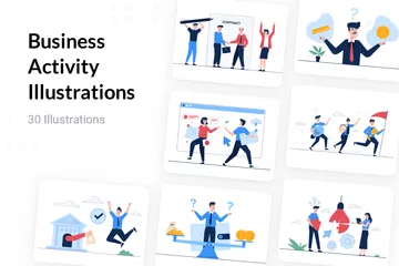 Business Activity Illustration Pack