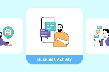 Business Activity Illustration Pack