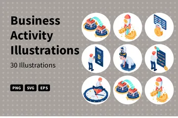 Business Activity Illustration Pack