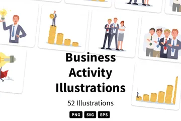 Business Activity Illustration Pack