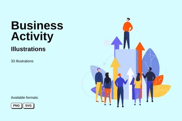 Business Activity Illustration Pack