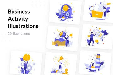 Business Activity Illustration Pack