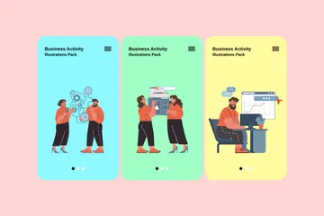 Business Activity Illustration Pack