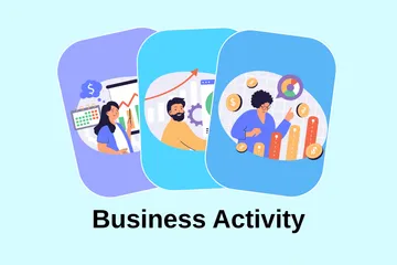 Business Activity Illustration Pack