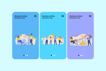 Business Activity Illustration Pack