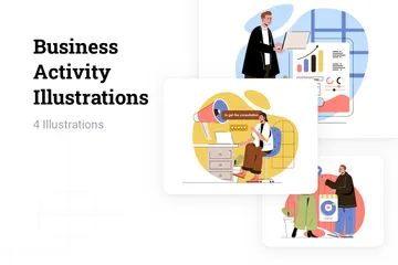 Business Activity Illustration Pack