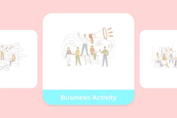 Business Activity Illustration Pack