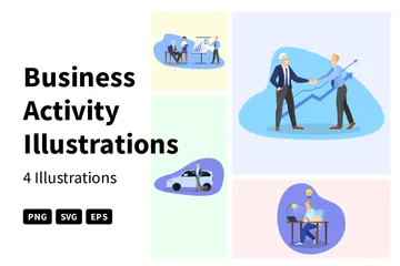 Business Activity Illustration Pack