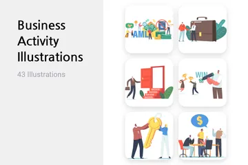 Business Activity Illustration Pack