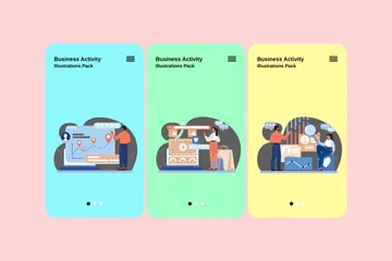 Business Activity Illustration Pack