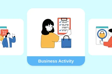 Business Activity Illustration Pack