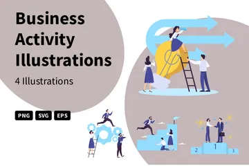 Business Activity Illustration Pack