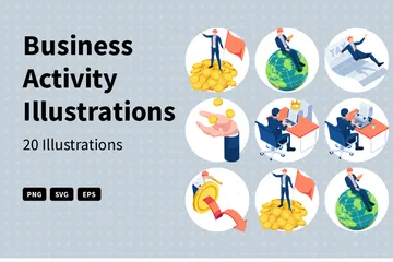 Business Activity Illustration Pack