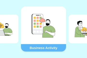 Business Activity Illustration Pack